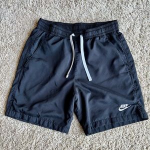 Black Nike Woven Lined Shorts